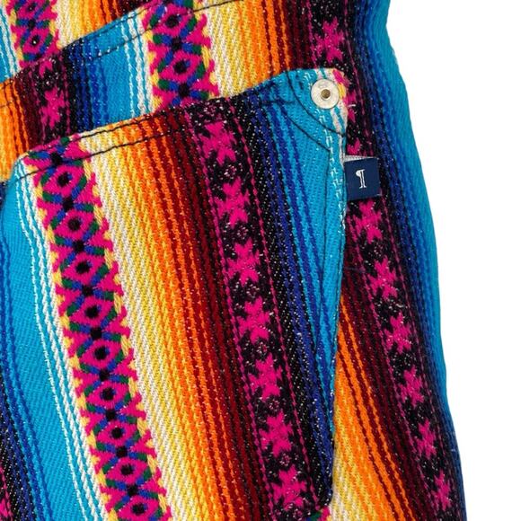 Pilcro Anthropologie Stripe Surf Shorts NWTs Size 31 Frayed Hem - Picture 7 of 11